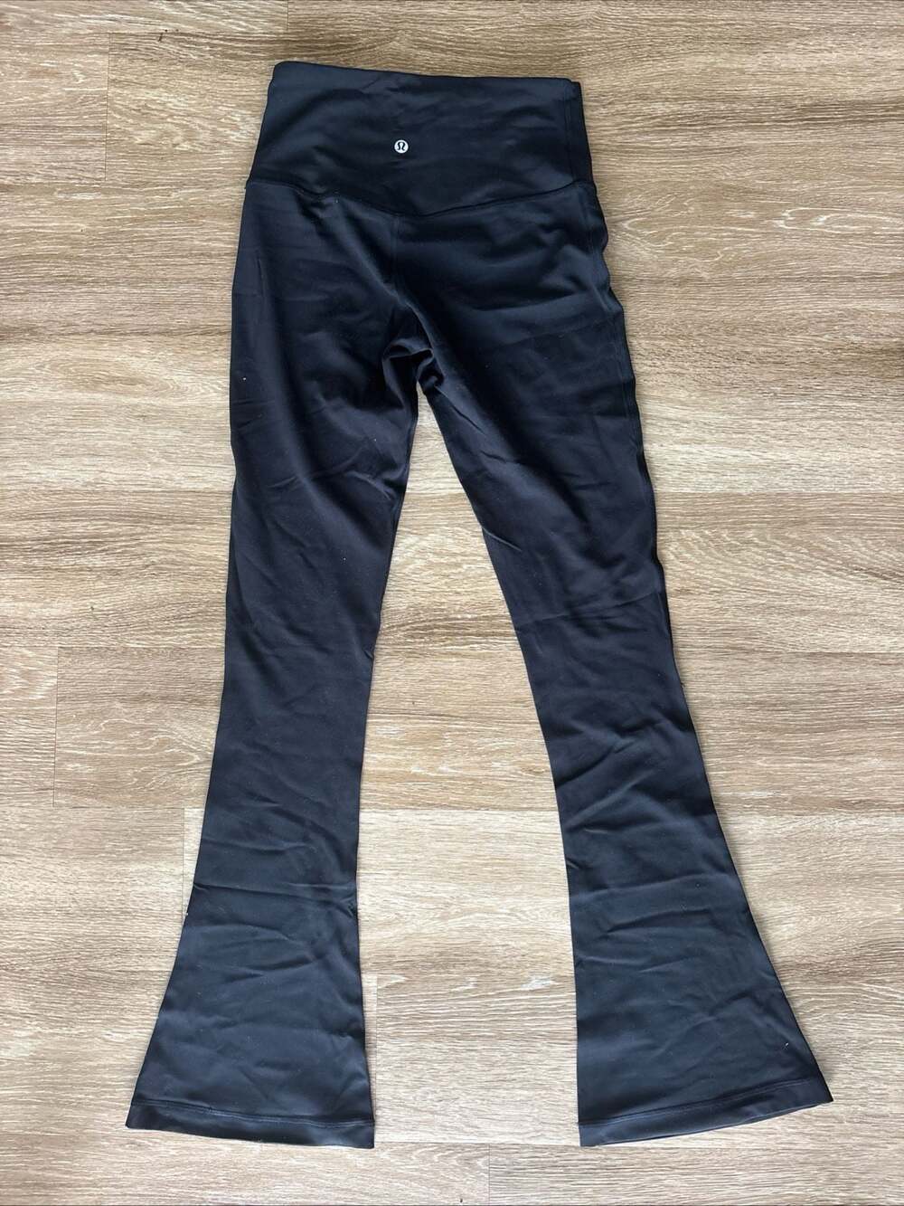 Lululemon Groove Nulu Black High-Rise Mini Flare Leggings